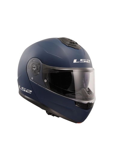 Ls2 Strobe 2 Çene Açılır Motosiklet Kaskı Mat Mavi