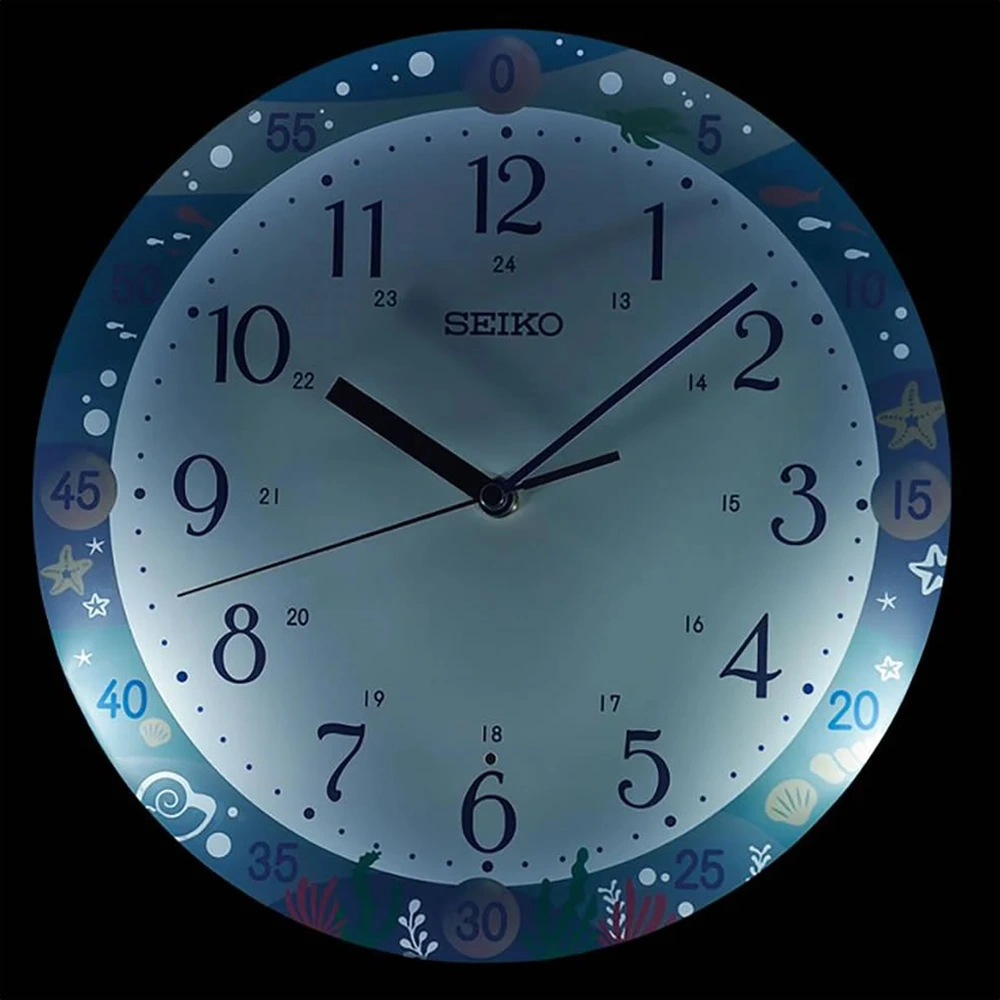 Seiko Clock Qha010m Duvar Saati Mavi