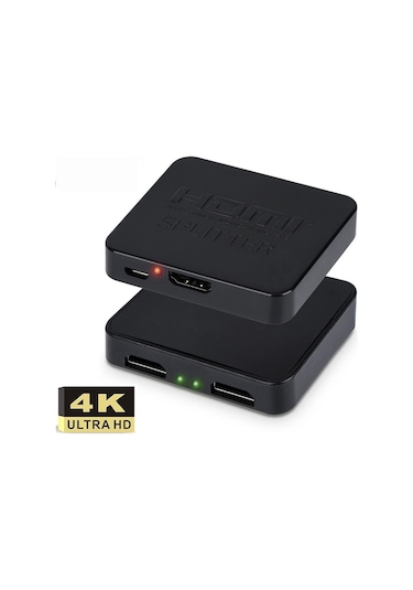 Gplus 4Khd102M 2 Port 4K Ultra Hd 1 Giriş 2 Çıkış Mini Splitter