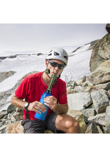 Teltree K8659 Katlanabilir Su Filtreli Şişe Ve K8612m Filtreli Pipet Seti - Kamp, Doğa Yürüyüşü Ve Acil Durumlar İçin Diğer