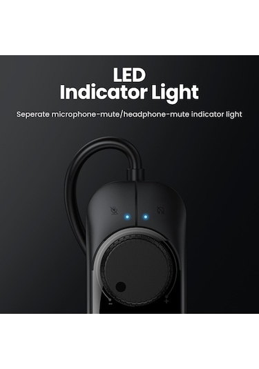 Ebitda Ugreen 50599 Usb Ses Adaptörü 3.5mm Mic 1m, Harici Ses Kartı, Trrs Ctıa Destekli