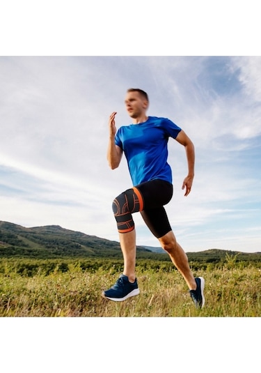Artfulabode Ve Ve Skycıty Siyah Koşu, Koruma İçin Esnek Eklem Dizlik Diz Destek Bisiklet Basketbol - Td Siyah