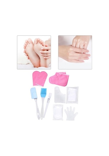 Parafin Eritme Eldivenleri Patik Astarları Pembe Eldivenler Için Kapaklar Aojq9r Çok Renkli