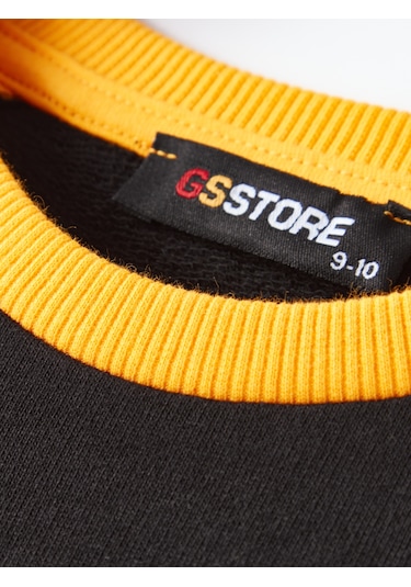 Gsstore Galatasaray Çocuk Sweatshirt C252077 Sarı - Siyah