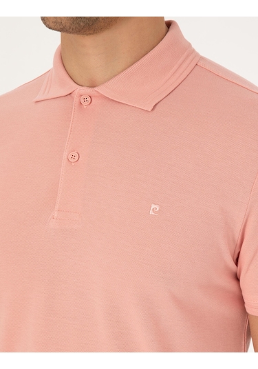 Pierre Cardin Erkek Gül Kurusu Tişört Basic 50325323-vr026 Gülkurusu