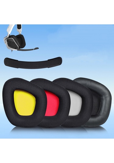 Corsair Void Pro Elite İçin Yedek Kulak Yastıkları, Stil: Baş Işını Yastığı Siyah