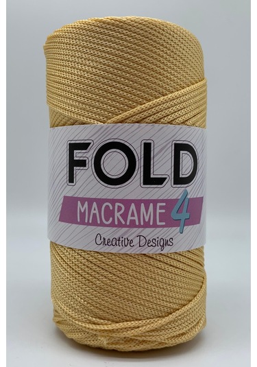 Fold Yarn Makrome No:4 - 052 Polyester Makrome Ipi 2 Mm - 200...