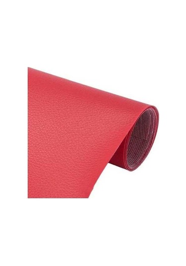 Pazly Kırmızı 1 Rulo Kanepe Düzeltme Yaması Kendinden Yapışkanlı Yama Bant Etiket 50x137cm