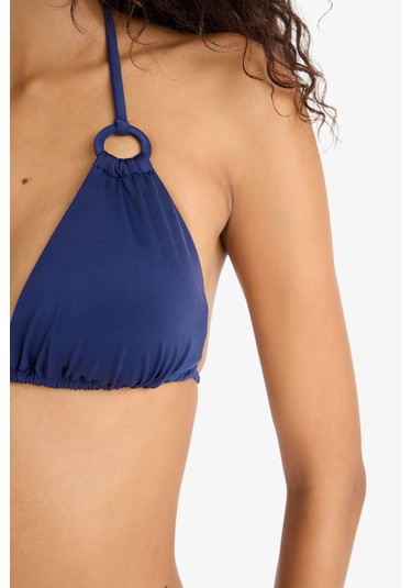 Defacto Regular Fit Üçgen Bikini Üstü-fall İn Love E0137ax25smnv131 Lacivert