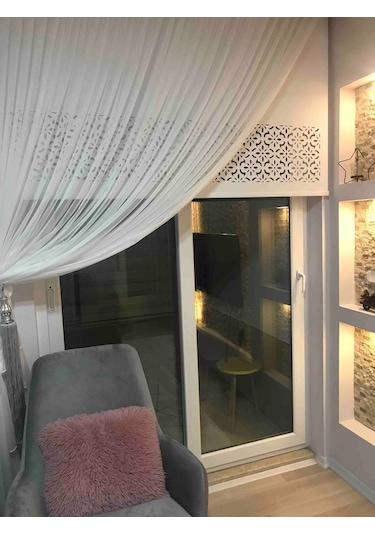 Lazer Kesim Stor Perde - Kalın Mat Model (471164729)