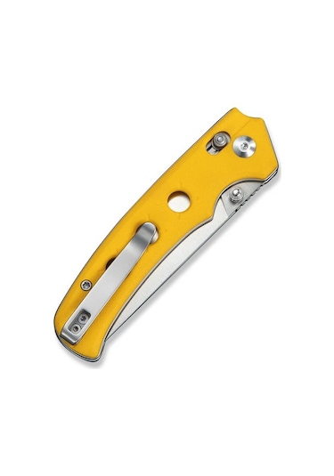 Civivi Noctis Yellow G10 Handle Satin Finished Nitro-v Blade Kamp Çakı Sarı