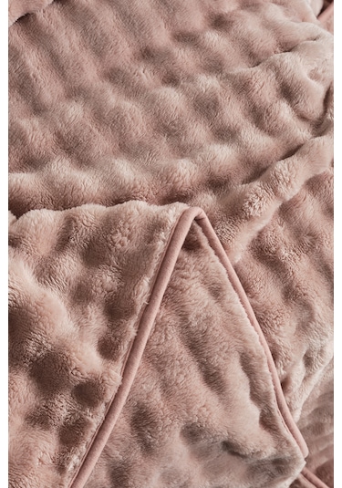 Bubble Battaniye Seti Tek Kişilik Pudra Pudra