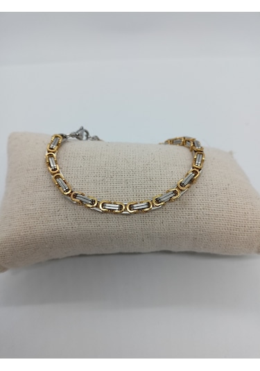 Balık Hediyelik Mdl2003 Kral Zincir Erkek Çelik Bileklik Çelik