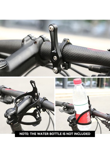 Xiyyadms Alüminyum Bisiklet Su Şişesi Tutucu Adaptörü - Tek Vida Sabitlenme - Sürtünmelere Dayanıklı - Gümüş Renk