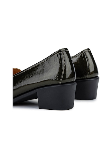 Relax Anatomic Kadın Hakiki Deri Yeşil Comfort Ayakkabı 611 E5296-392 Bn Ayk Sk25-26 Olıve Metal Yeşil