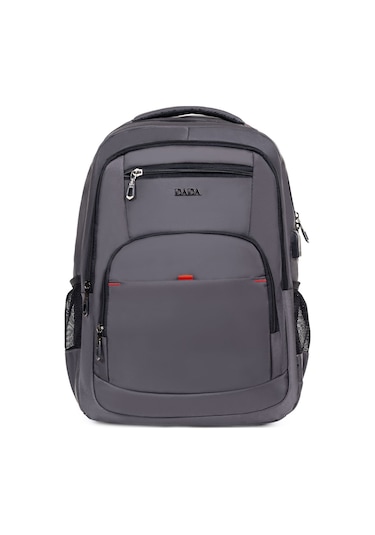 Dada Gri Okul Çantası Geniş İç Hacim Yandan Cepli Uzun Ömürlü ve Sağlam Ortaokul - Lise - Üniversite