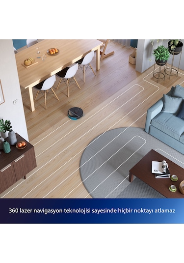 Philips HomeRun 3000 Serisi XU3000/01 Robot Süpürge Siyah