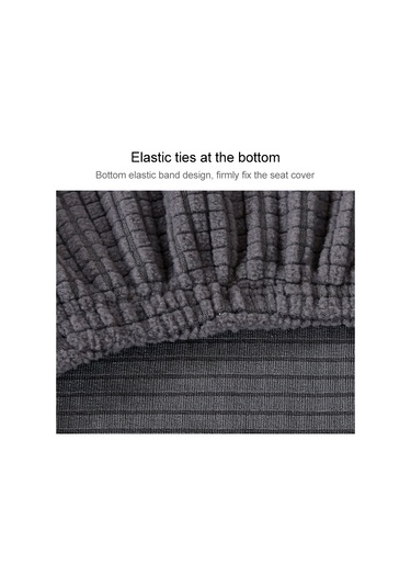 Örme Yastıklı Sandalye Minderi Kılıfı Mor Mor