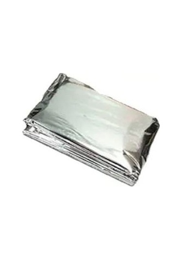 Yanık Battaniyesi / Termal Örtü Sarı/gümüş 90cm X 120 Mt Gri