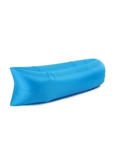 Novahub Taşınabilir Şişme Hava Kanepesi Mavı: Plajda, Tatilde Katlanır Uyku Tulumu, Hafif Ve Rahat MAVI