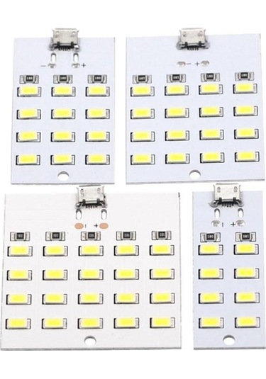 1 Adet Aydınlatma Paneli Mobil Işık 430ma 470ma 5730 Smd 5v, Seçenekler: 12 Led