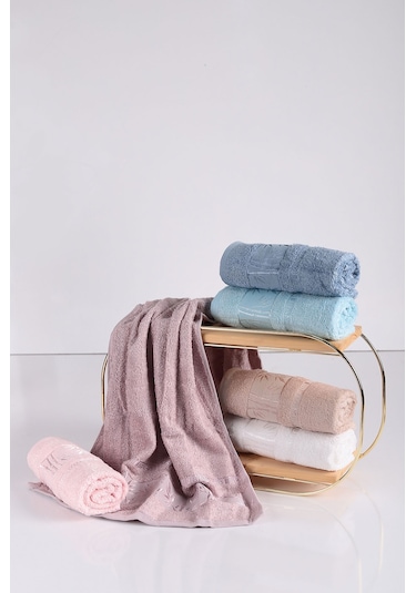 Onur Home 50 X 90 Cm 6'lı Bamboo Havlu Seti 6 Renk