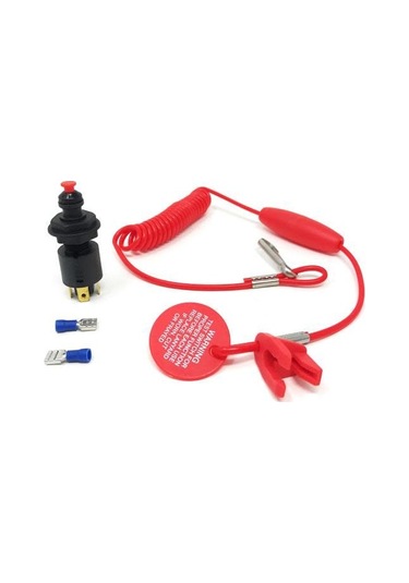 Güvenlik Stop Emniyet Anahtarı - Tekne Yat Motosiklet Atv