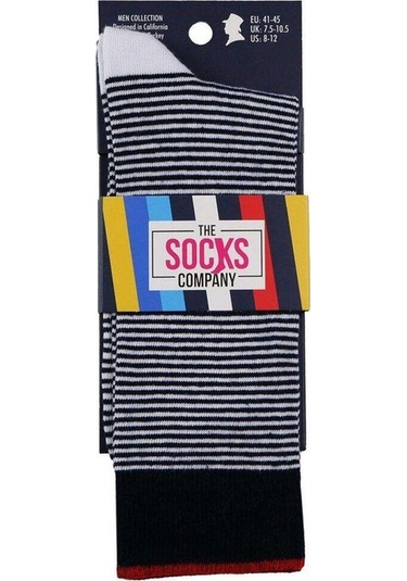 Desenli Erkek Soket Çorap-1850 Çok Renkli