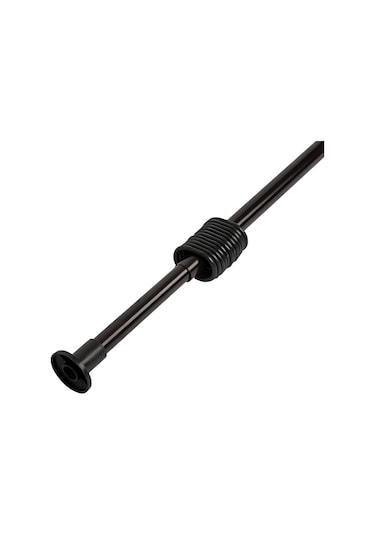 Banyo Perde Borusu 160cm-260cm Siyah Duş Perde Borusu Perde Askısı Duş Borusu Metal Siyah