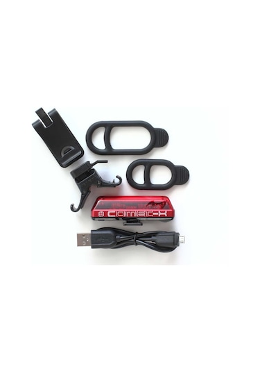 Moon Comet-X 50 Lm Usb Arka Far Kırmızı