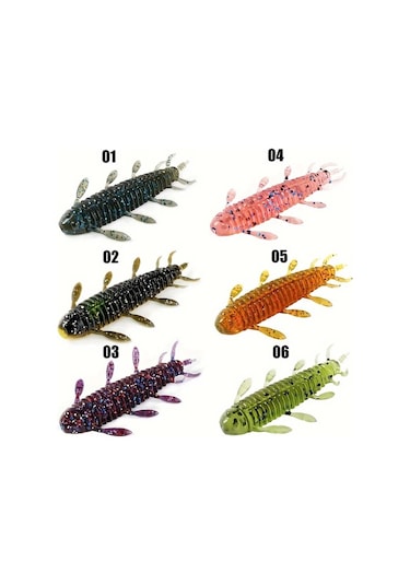 Fochsia Siyah Sunmile 10 Adet Levrek Yemleri 1.77 İnç Silikon Sulu Solucan Tatlı Ve Tuzlu Su Balıkçılığı İçin Dayanıklı Yumuşak Yem