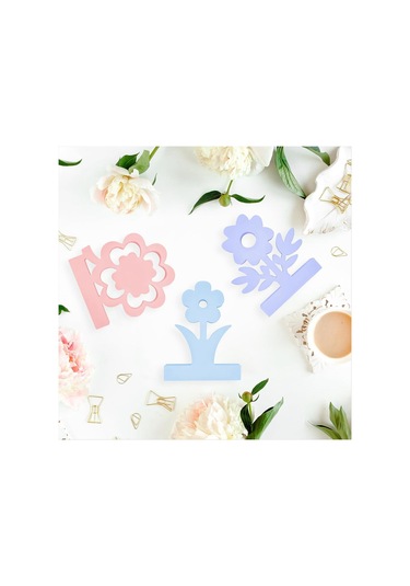 Gildedwill Silikon Kalıp Mumluk, Silikon Kalıplar Döküm Kalıpları, Bahar Çiçekleri Silikon Döküm Kalıbı, Mumluk