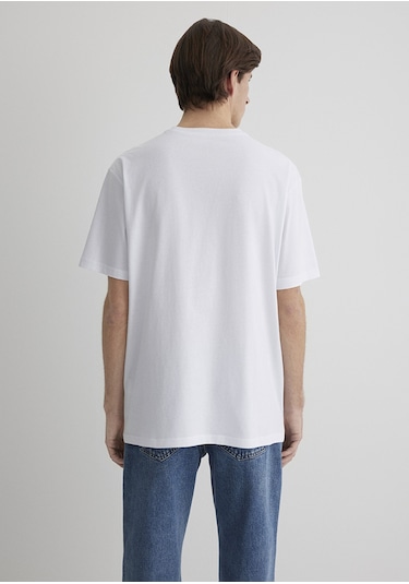 Mavi - 1991 Baskılı Beyaz Tişört 0612573-620 Beyaz