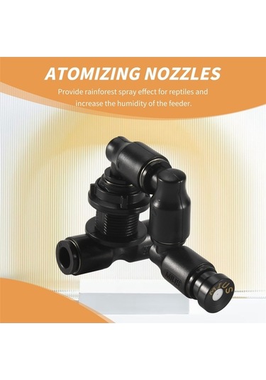 Ulzyvf Yağmurlama Yağmur Tankı Sürüngenler Sisleyici Sis Ormanı Mıus Ayarlanabilir, A 360 Ft