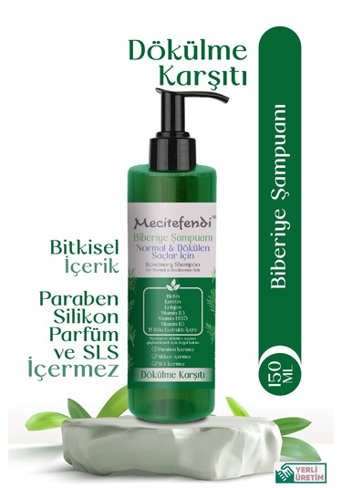 Mecitefendi Dökülme Karşıtı Biberiye Şampuanı 150 ML