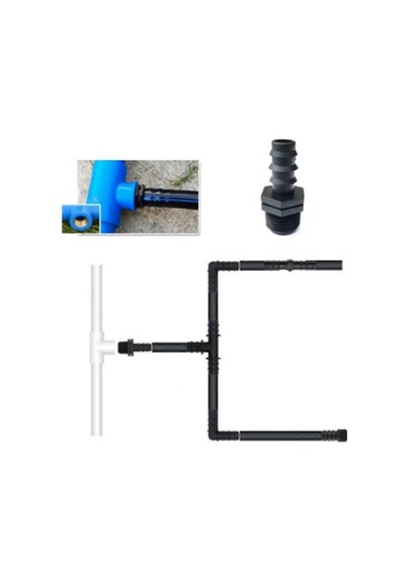 Bahçe Hortumu Bağlantı Parçası 20mm Dişi Erkek Dişli Konnektör B Diğer