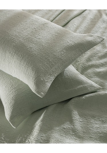 Madame Coco Labenne Çift Kişilik Yatak Örtüsü - Mint Yeşili 8684427228814 Yeşil