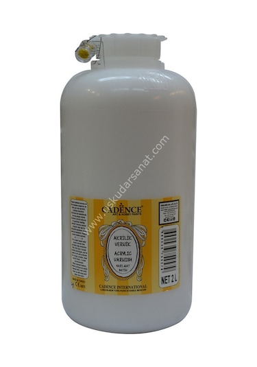 Cadence Su Bazlı Vernik 2 Litre Yarı Mat