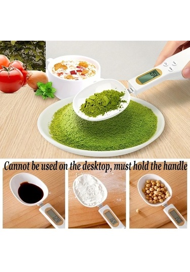 Oldfriend Siyah 500g 0.1g Hassas Dijital Mutfak Terazisi Lcd Ekran Pil İle Çalışan Abs