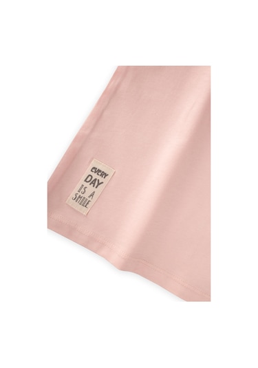 Cigit Etiketli Tunik 4-12 Yaş Pudra Pembe