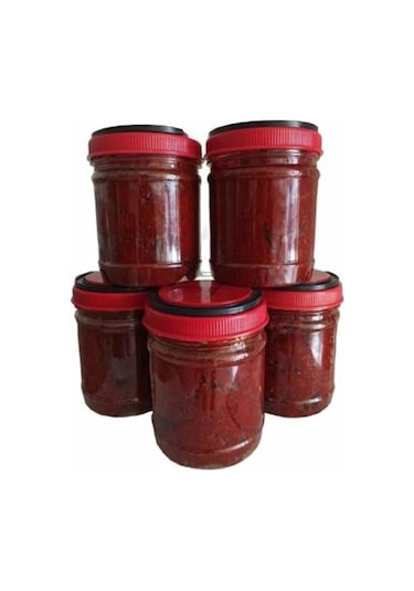 Ev Yapımı Güneşte Kurutulmuş Acı Biber Salçası 5 Kg Ev Yapımı