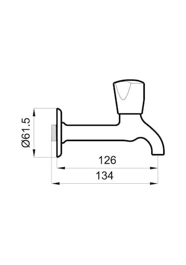 Kale S100 Uzun Musluk 410200500640 Krom