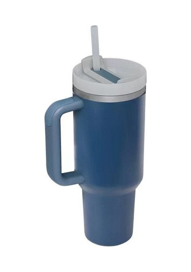 Dinosaurs Shop Vakum Çift Katmanlı Paslanmaz Çelik Kupa - Mavi Altın