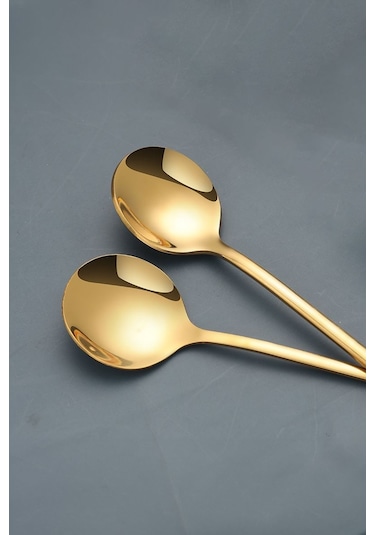 Paslanmaz Çelik 18 Cm Tatlı Latte Ve Dondurma Kaşığı Cin510sr-6