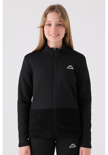Kappa Kız Çocuk Siyah Sweatshirt 32216mw-c-v1 Siyah