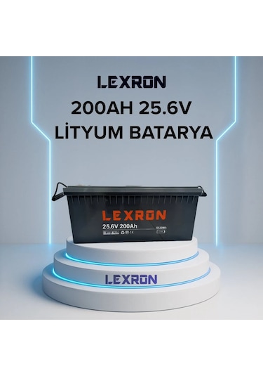 Lexron 25.6v 200ah Lityum Batarya