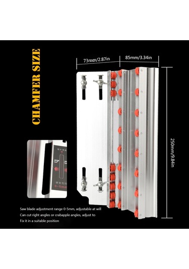 45 Derece Açı Kesme Köşe Kesme Makinesi Kiremit Mermer Pah Kırma