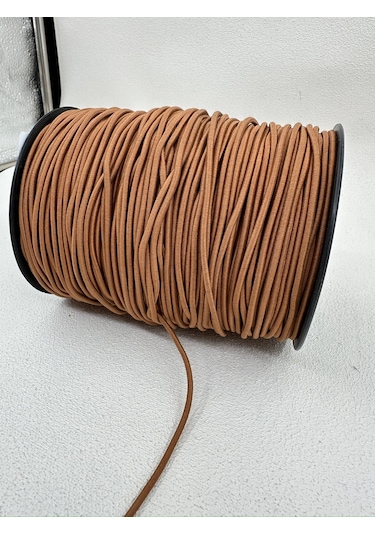 Yuvarlak Lastik-5 Metre - Kahve