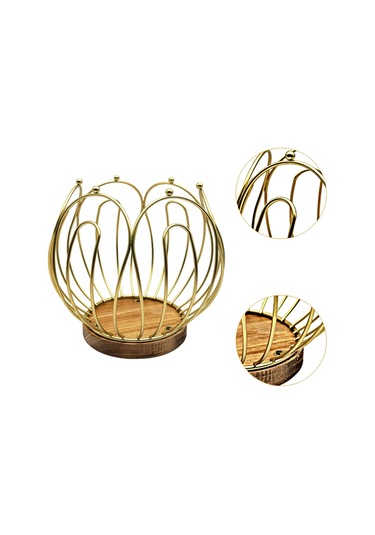 Suntek Kahve Pod Tutucu İstasyonu Organizatör Tezgah Altın Altın