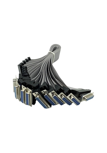 Crackedice Lcd Monitörler İçin Düz Şerit Kablo Db25 - Fc-26 Dişi Konnektör